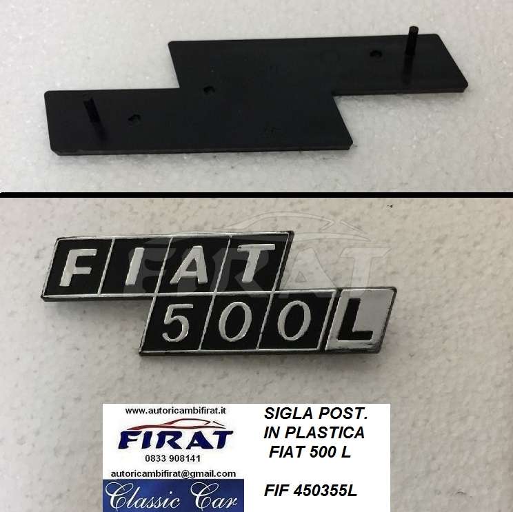 SIGLA FIAT 500 L POST.